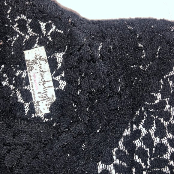 Free People Black Mini Dress - Picture 3 of 3